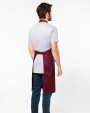 KARIBAN Schürze aus Baumwollpolyester ohne Tasche Schürze personalisierbar