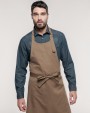 KARIBAN Schürze aus Baumwollpolyester ohne Tasche Schürze personalisierbar