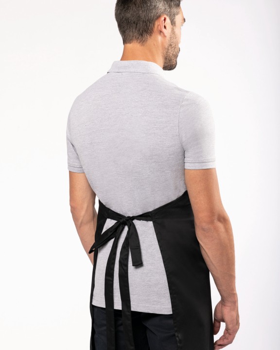 KARIBAN Bei hohen Temperaturen waschbare Schürze aus Baumwollpolyester Schürze personalisierbar