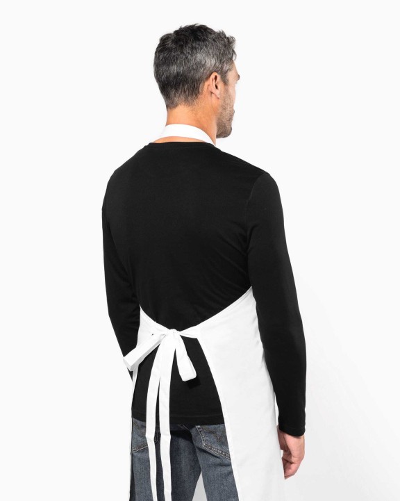 KARIBAN Bei hohen Temperaturen waschbare Schürze aus Baumwollpolyester Schürze personalisierbar