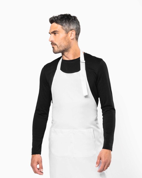 KARIBAN Bei hohen Temperaturen waschbare Schürze aus Baumwollpolyester Schürze personalisierbar