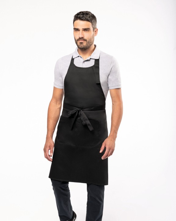 KARIBAN Bei hohen Temperaturen waschbare Schürze aus Baumwollpolyester Schürze personalisierbar