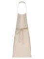 KARIBAN Tablier coton sans poche angora personnalisable