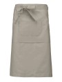 KARIBAN Tablier polycoton long calvi beige personnalisable