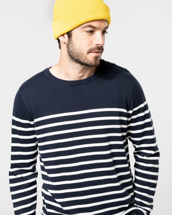 Pull personnalisable KARIBAN Pull marin homme