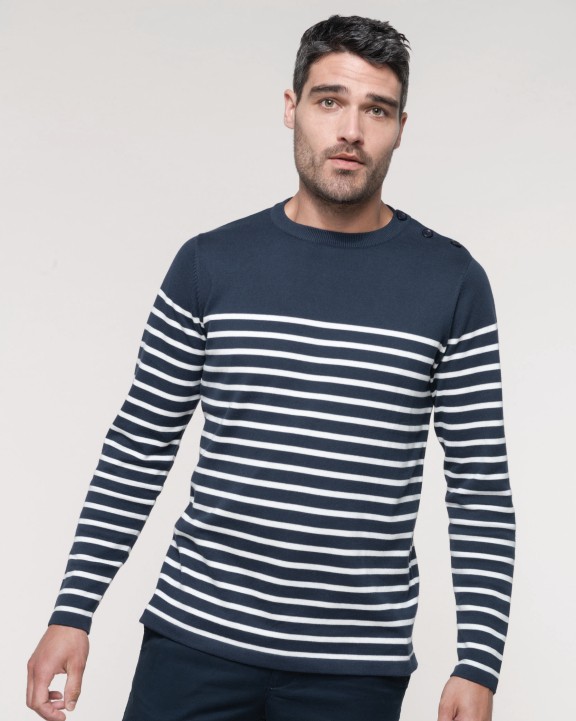 Pull personnalisable KARIBAN Pull marin homme