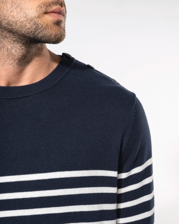 Pull personnalisable KARIBAN Pull marin homme