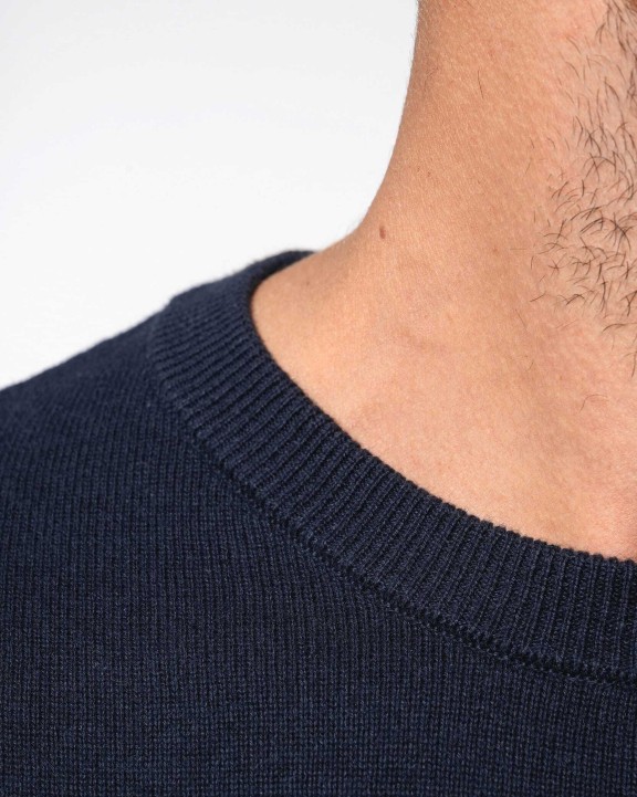KARIBAN Herrenpullover im Marine-Stil Pullover personalisierbar