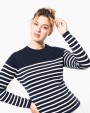KARIBAN Damenpullover im Marine-Stil Pullover personalisierbar