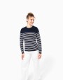 KARIBAN Damenpullover im Marine-Stil Pullover personalisierbar