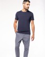 T-shirt KARIBAN Vintage heren-t-shirt met korte mouwen voor bedrukking &amp; borduring