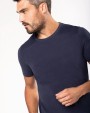 T-shirt KARIBAN Vintage heren-t-shirt met korte mouwen voor bedrukking &amp; borduring