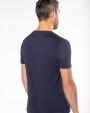 T-shirt KARIBAN Vintage heren-t-shirt met korte mouwen voor bedrukking &amp; borduring