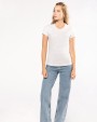 T-shirt personnalisable KARIBAN T-shirt vintage manches courtes femme