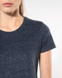 T-shirt KARIBAN Vintage dames-t-shirt met korte mouwen voor bedrukking &amp; borduring