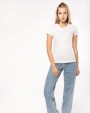 T-shirt personnalisable KARIBAN T-shirt vintage manches courtes femme