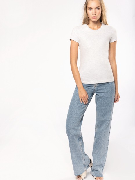 T-Shirts à personnaliser KARIBAN T-shirt vintage manches courtes femme 