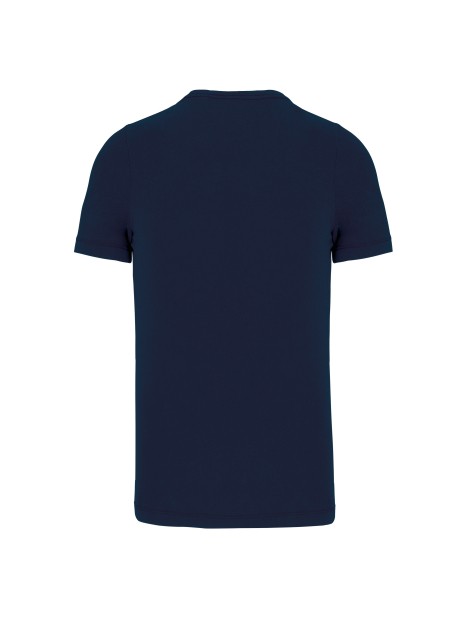 KARIBAN T-shirt manches courtes homme vintage bleu marine personnalisable