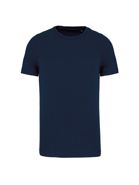 KARIBAN T-shirt manches courtes homme vintage bleu marine personnalisable