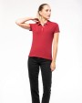 Poloshirt KARIBAN Vintage damespolo met korte mouwen voor bedrukking &amp; borduring