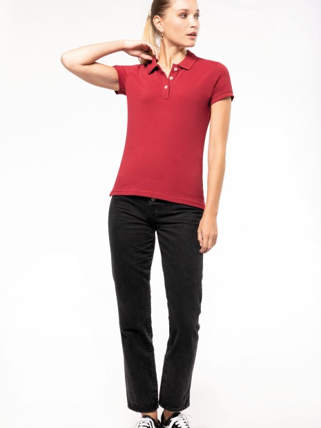 Polos à personnaliser KARIBAN Polo vintage manches courtes femme 