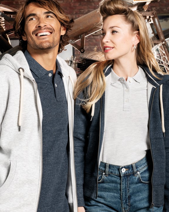 KARIBAN Herren Kapuzensweatshirt mit Reißverschluss Sweatshirt personalisierbar