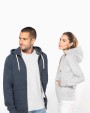 Sweat-shirt personnalisable KARIBAN Sweat-shirt vintage zippé à capuche homme