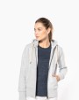 Sweat-shirt personnalisable KARIBAN Sweat-shirt vintage zippé à capuche femme