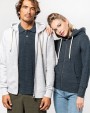 KARIBAN Damen Kapuzensweatshirt mit Reißverschluss Sweatshirt personalisierbar