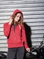 Sweat-shirts à personnaliser KARIBAN Sweat-shirt vintage zippé à capuche femme 