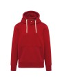 KARIBAN Sweat-shirt capuche homme vintage dark red personnalisable