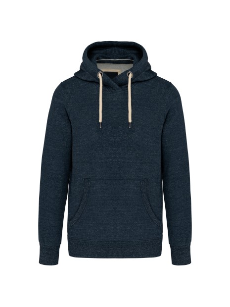 KARIBAN Sweat-shirt capuche homme night blue heather personnalisable