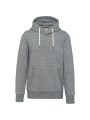KARIBAN Sweat-shirt capuche homme slub grey heather personnalisable