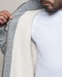 Veste personnalisable KARIBAN Veste vintage molleton doublée sherpa homme