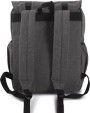 Tas & zak KIMOOD Rugzak van canvas met klep voor bedrukking &amp; borduring