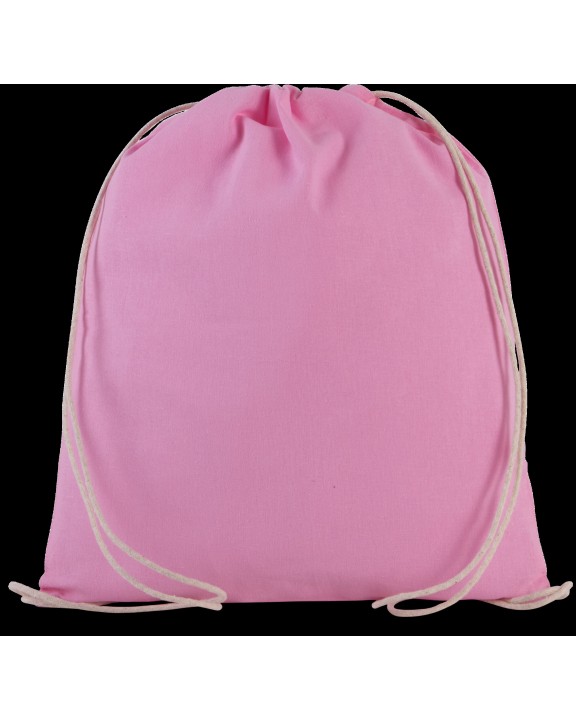 Sac & bagagerie personnalisable KIMOOD Petit sac à dos en coton bio avec cordelettes