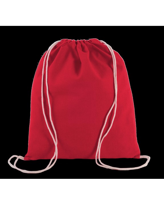 KIMOOD Kleiner Rucksack aus Bio-Baumwolle mit Kordeln Tasche personalisierbar