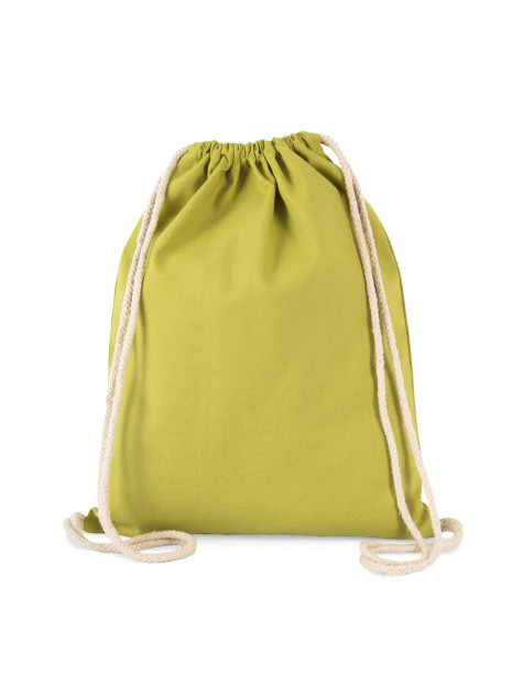 KIMOOD Sac à dos avec cordon épais burnt lime personnalisable