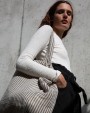 Tote bag KIMOOD Gestreepte shopper van juco voor bedrukking &amp; borduring