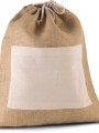 Sacs & Bagagerie à personnaliser KIMOOD Sac en toile de jute avec cordelettes 