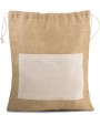 Sac & bagagerie personnalisable KIMOOD Sac en toile de jute avec cordelettes
