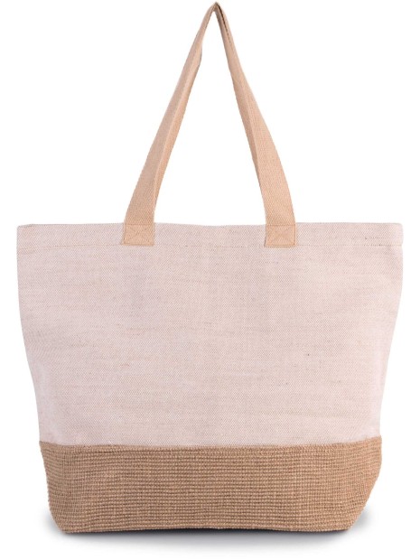 KIMOOD Sac de shopping fourre-tout esprit rustique  personnalisable