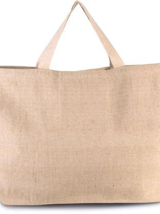 Grand sac de shopping fourre-tout esprit rustique