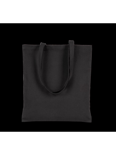 KIMOOD Sac shopping classique coton bio noir personnalisable