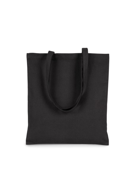 KIMOOD Sac shopping classique coton bio noir personnalisable