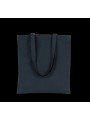 KIMOOD Sac shopping classique coton bio Blue Navy personnalisable