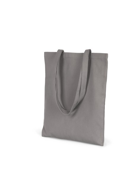 KIMOOD Sac shopping classique coton bio gris metal personnalisable