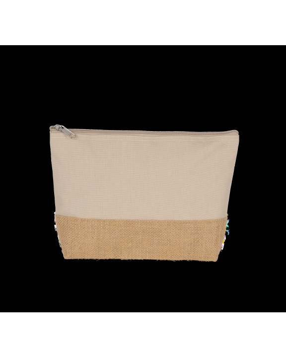 Tas & zak KIMOOD Zakje van katoencanvas en jute voor bedrukking &amp; borduring