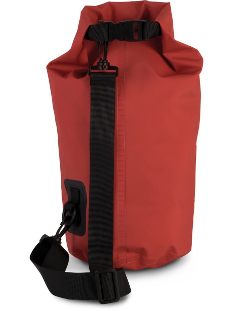 KIMOOD Sac étanche Roll-Top 10 litres rouge personnalisable