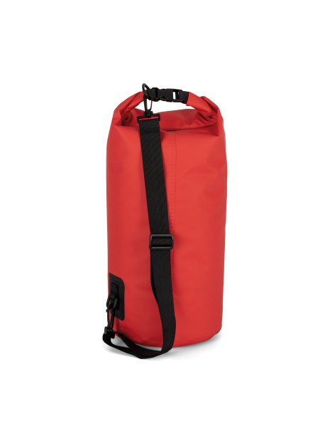 KIMOOD Sac étanche Roll-Top 20 litres rouge personnalisable